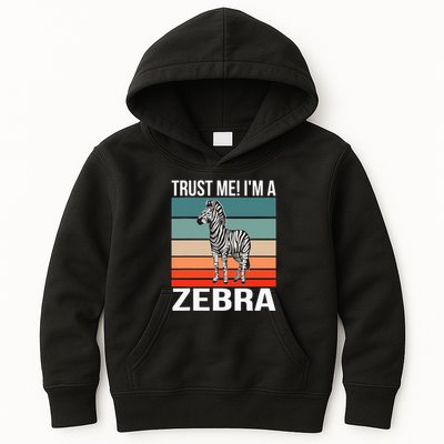 I'm a Zebra Halloween Safari Zoo Zebra Kids Hoodie
