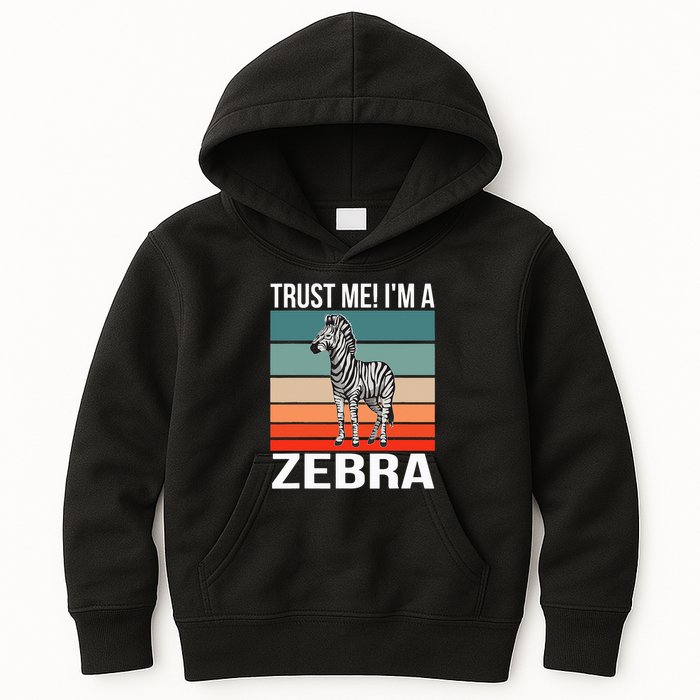 I'm a Zebra Halloween Safari Zoo Zebra Kids Hoodie