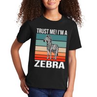 I'm a Zebra Halloween Safari Zoo Zebra Kids T-Shirt