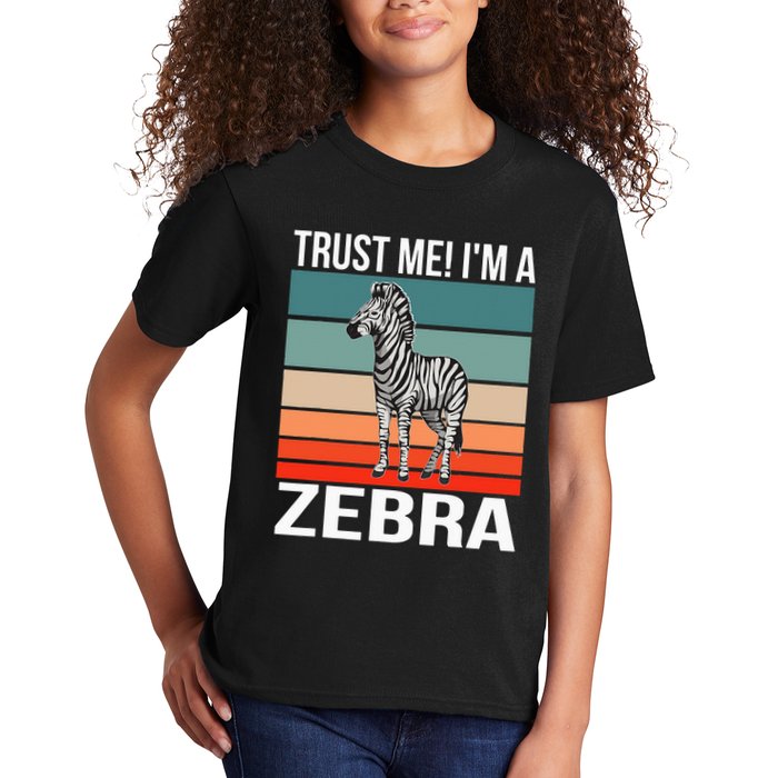 I'm a Zebra Halloween Safari Zoo Zebra Kids T-Shirt