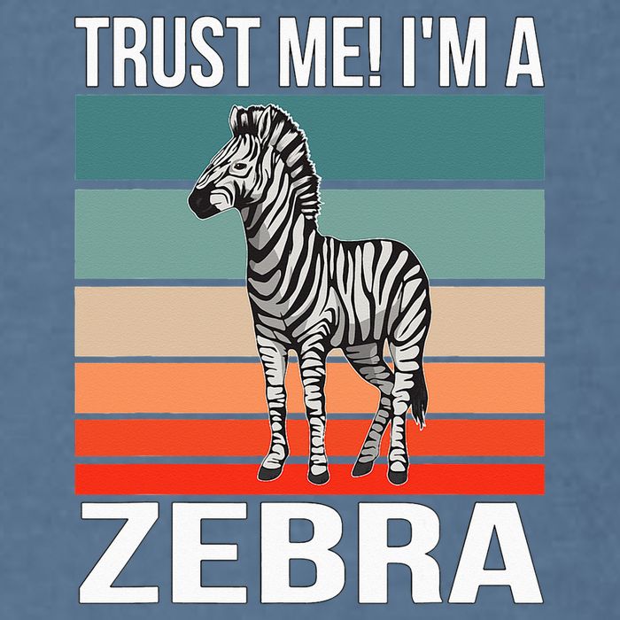I'm a Zebra Halloween Safari Zoo Zebra Garment-Dyed Sweatshirt