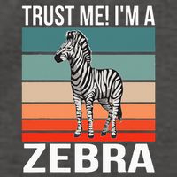 I'm a Zebra Halloween Safari Zoo Zebra Vector Backpack