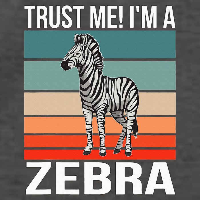 I'm a Zebra Halloween Safari Zoo Zebra Vector Backpack