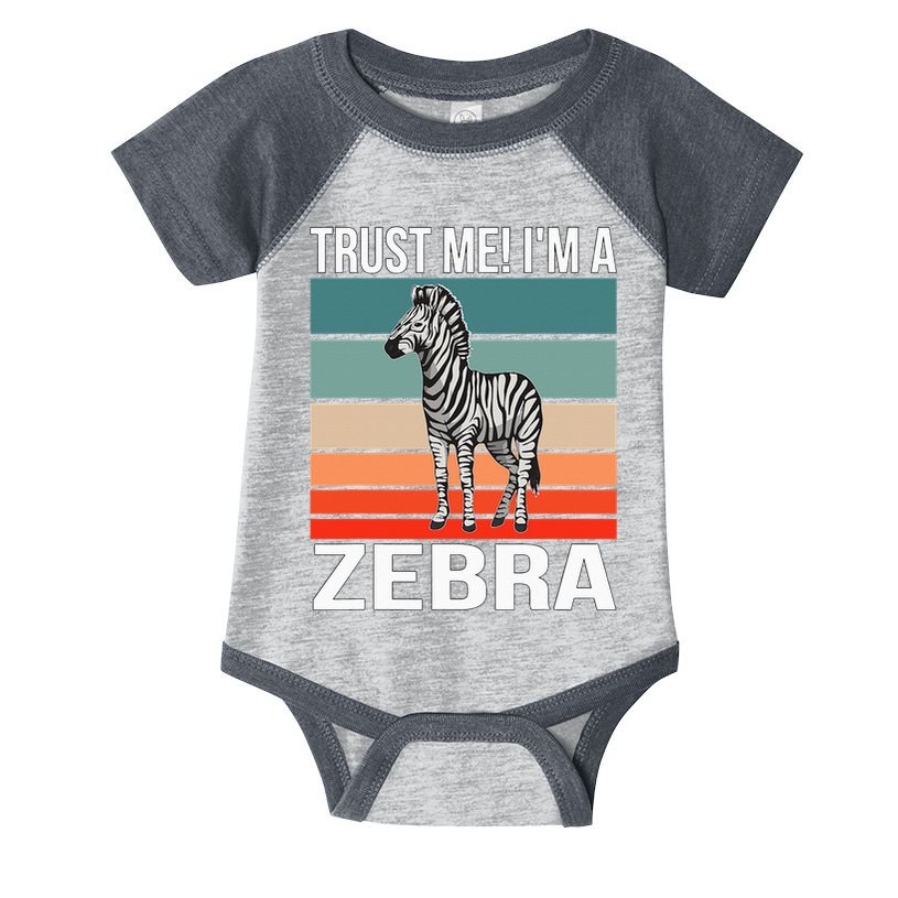 I'm a Zebra Halloween Safari Zoo Zebra Infant Baby Jersey Bodysuit