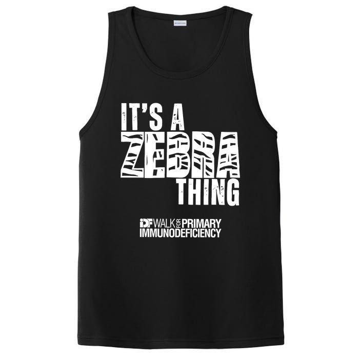 ItS A Zebra Thing Idf Walk For Primary Immunodeficiency PosiCharge Competitor Tank