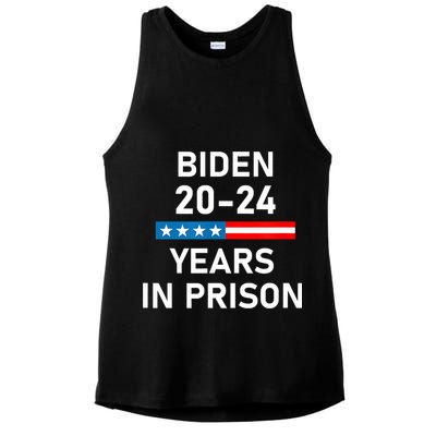 Impeach Biden 2024 Years In Prison Ladies PosiCharge Tri-Blend Wicking Tank