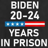 Impeach Biden 2024 Years In Prison 7 Panel Mesh Trucker Snapback Hat