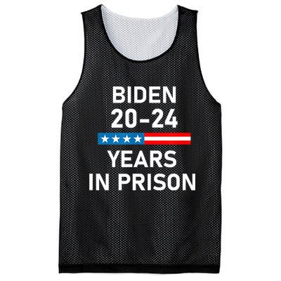 Impeach Biden 2024 Years In Prison Mesh Reversible Basketball Jersey Tank