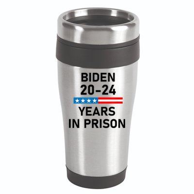 Impeach Biden 2024 Years In Prison 16oz Travel Tumbler