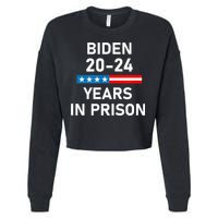 Impeach Biden 2024 Years In Prison Cropped Pullover Crew