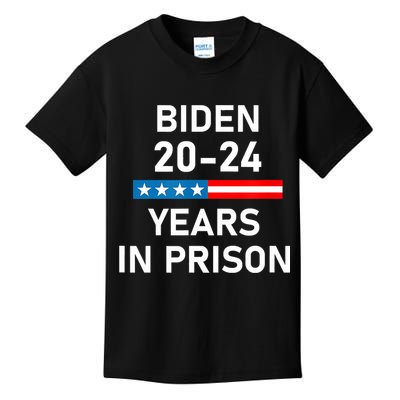 Impeach Biden 2024 Years In Prison Kids T-Shirt