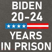 Impeach Biden 2024 Years In Prison Cotton Canvas Backpack