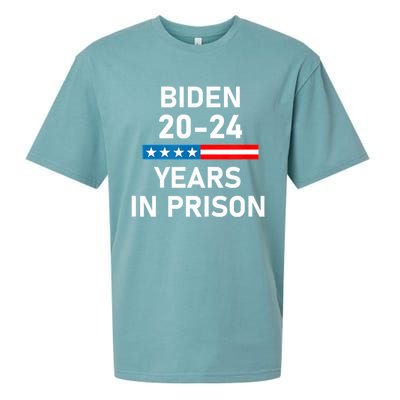 Impeach Biden 2024 Years In Prison Sueded Cloud Jersey T-Shirt