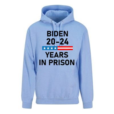 Impeach Biden 2024 Years In Prison Unisex Surf Hoodie