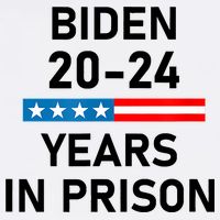 Impeach Biden 2024 Years In Prison Garment-Dyed Sweatshirt