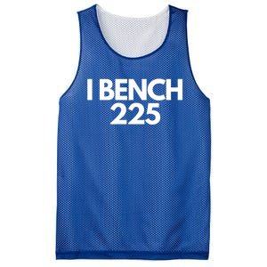 I Bench 225 Eat Sleep Bench Repeat Funny Gym Exercise Gift Mesh Reversible Basketball Jersey Tank