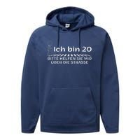 Ich Bin 20 Bitte Helfen Sie Mir üBer Die Strasse Performance Fleece Hoodie