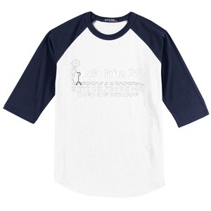 Ich Bin 20 Bitte Helfen Sie Mir üBer Die Strasse Baseball Sleeve Shirt