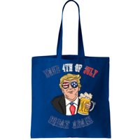 Ing Beer 4th Of July Great Gift Great Again Funny Trump Cool Gift Tote Bag