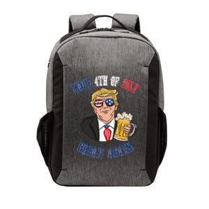 Ing Beer 4th Of July Great Gift Great Again Funny Trump Cool Gift Vector Backpack