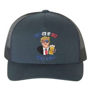 Ing Beer 4th Of July Great Gift Great Again Funny Trump Cool Gift Yupoong Adult 5-Panel Trucker Hat