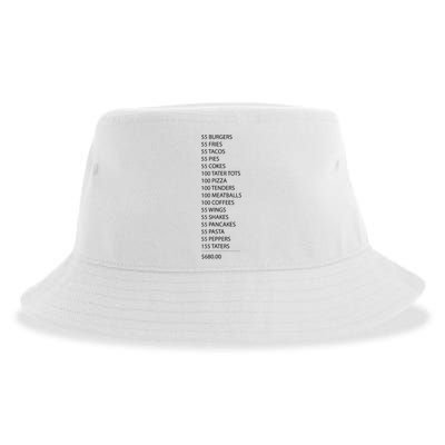 ITYSL Burgers 55 Fries I Think You Should Leave Sustainable Bucket Hat