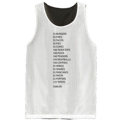 ITYSL Burgers 55 Fries I Think You Should Leave Mesh Reversible Basketball Jersey Tank