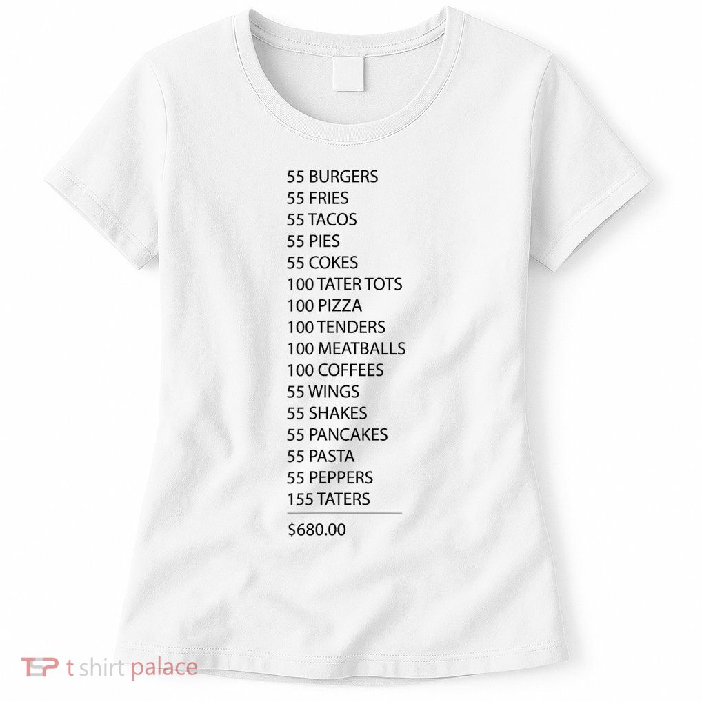 ITYSL Burgers 55 Fries I Think You Should Leave Womens T-Shirt