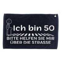 Ich Bin 50 Bitte Helfen Sie Mir üBer Die Strasse Grommeted Golf Towel