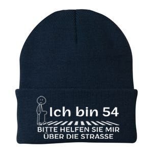 Ich Bin 54 Bitte Helfen Sie Mir üBer StraßE 54th Birthday Knit Cap Winter Beanie