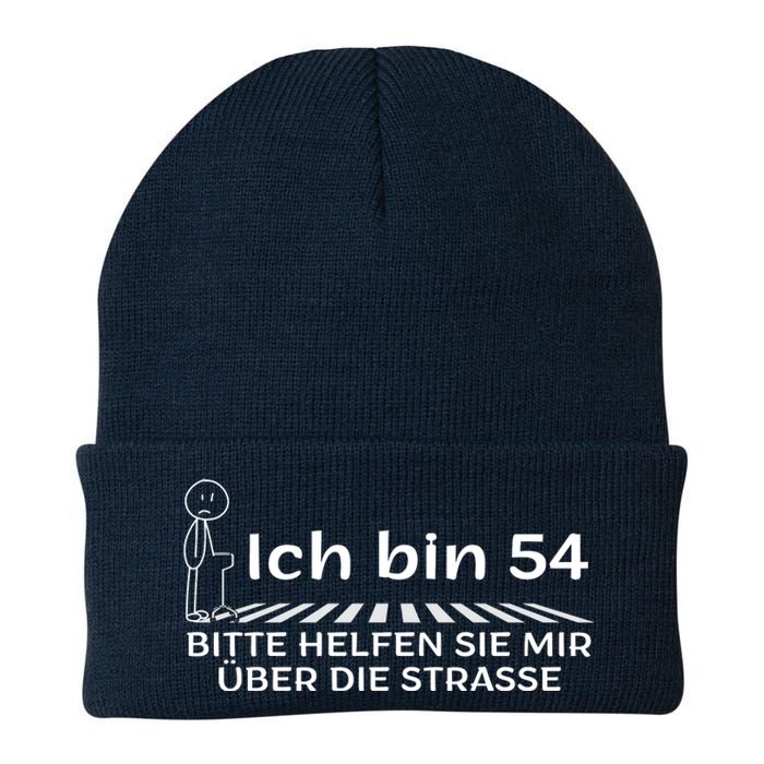 Ich Bin 54 Bitte Helfen Sie Mir üBer StraßE 54th Birthday Knit Cap Winter Beanie