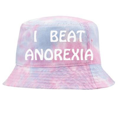 I Beat Anorexia Tie-Dyed Bucket Hat