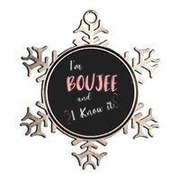 IM Boujee And I Know It Metallic Star Ornament