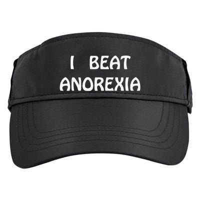 I Beat Anorexia Adult Drive Performance Visor