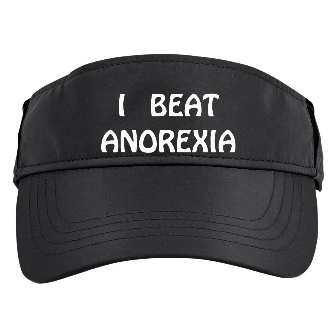 I Beat Anorexia Adult Drive Performance Visor