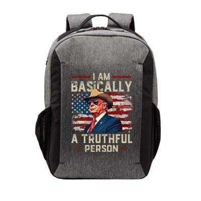 IM Basically A Truthful Person Us Flag Trump Vance 2024 Vector Backpack