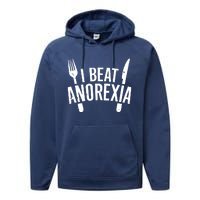 I Beat Anorexia Performance Fleece Hoodie