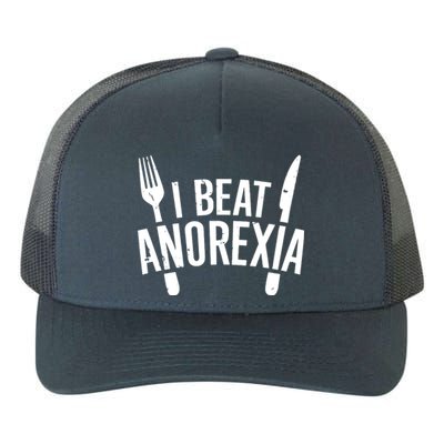 I Beat Anorexia Yupoong Adult 5-Panel Trucker Hat