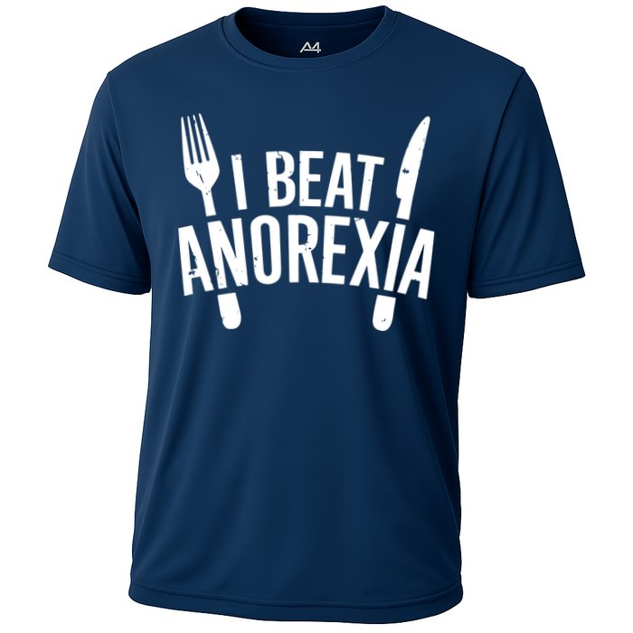 I Beat Anorexia Cooling Performance Crew T-Shirt