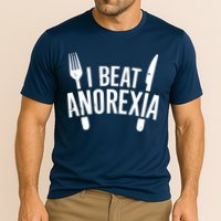 I Beat Anorexia Cooling Performance Crew T-Shirt