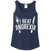 I Beat Anorexia Ladies Essential Tank