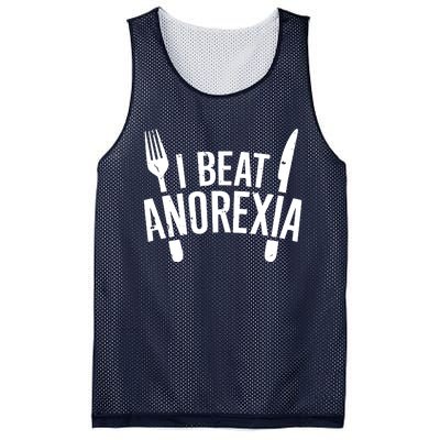 I Beat Anorexia Mesh Reversible Basketball Jersey Tank