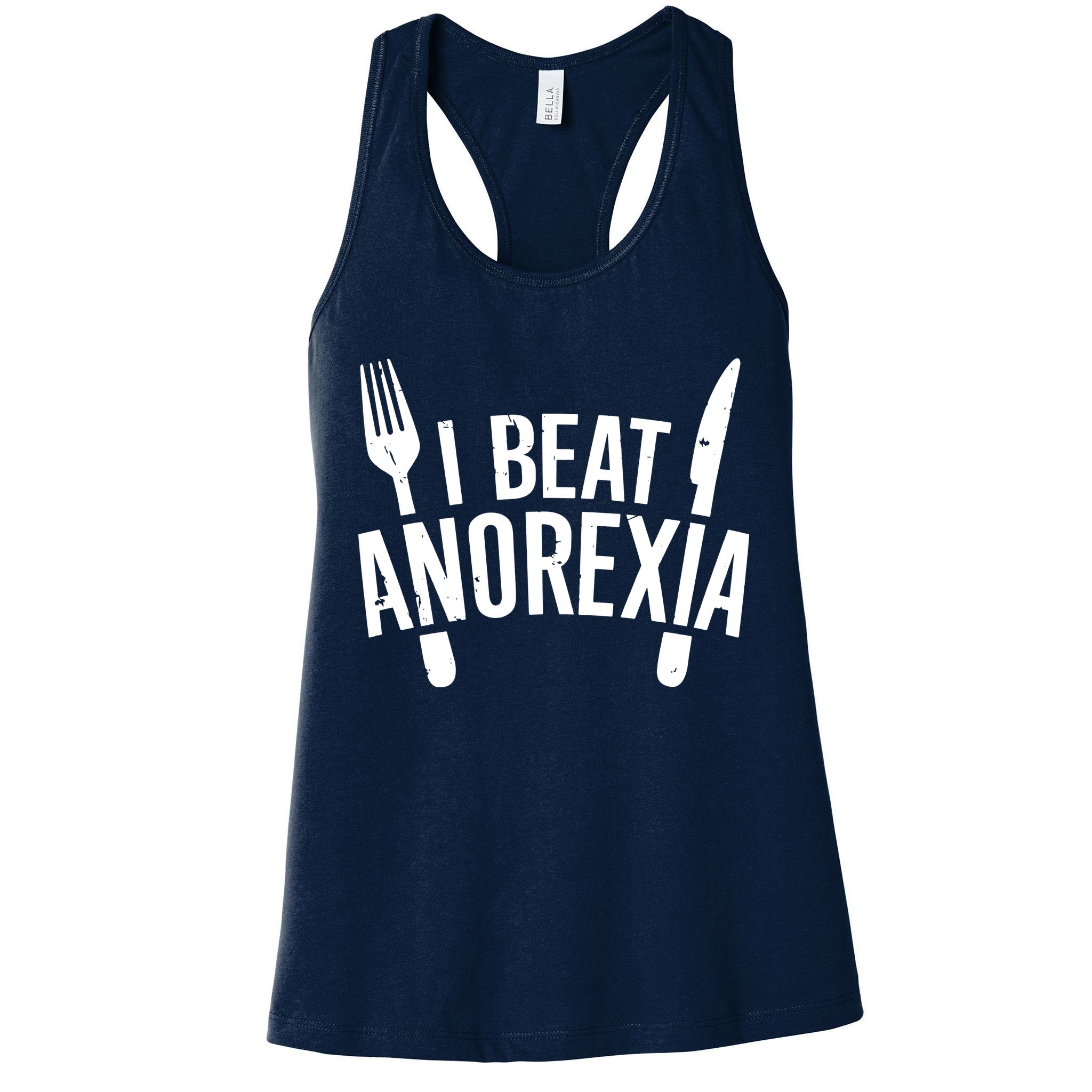I Beat Anorexia Womens Tank Top