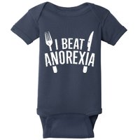 I Beat Anorexia Baby Bodysuit