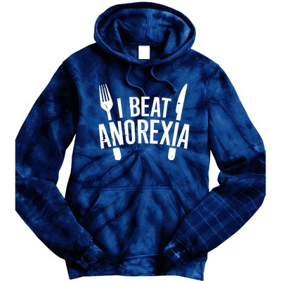 I Beat Anorexia Tie Dye Hoodie