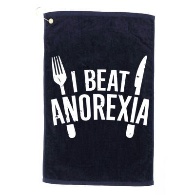 I Beat Anorexia Golf Towel