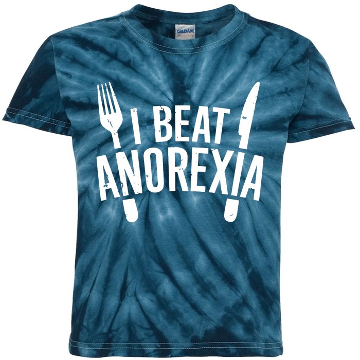 I Beat Anorexia Kids Tie-Dye T-Shirt