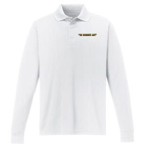 Im Bummed Aht Performance Long Sleeve Polo