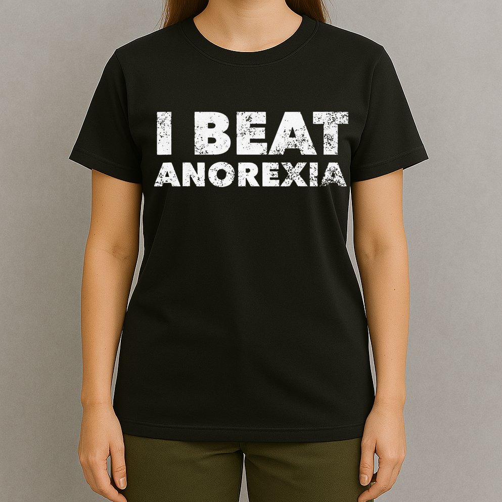 I Beat Anorexia Awareness T-Shirt