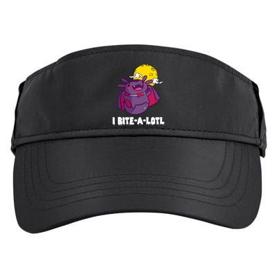 I Bite A Lot Axolotl Funny Halloween Vampire Adult Drive Performance Visor